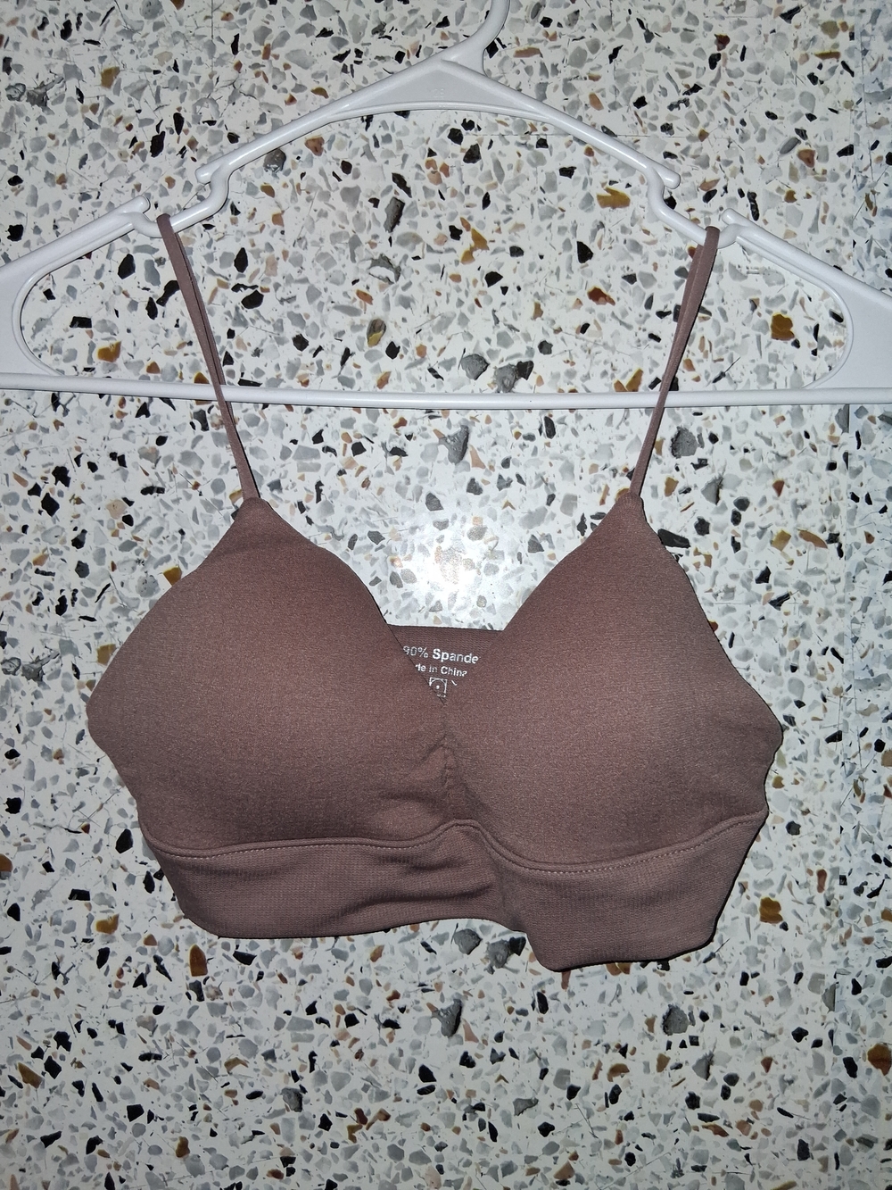 Everyday Seamless Bralette in Mauve Brown